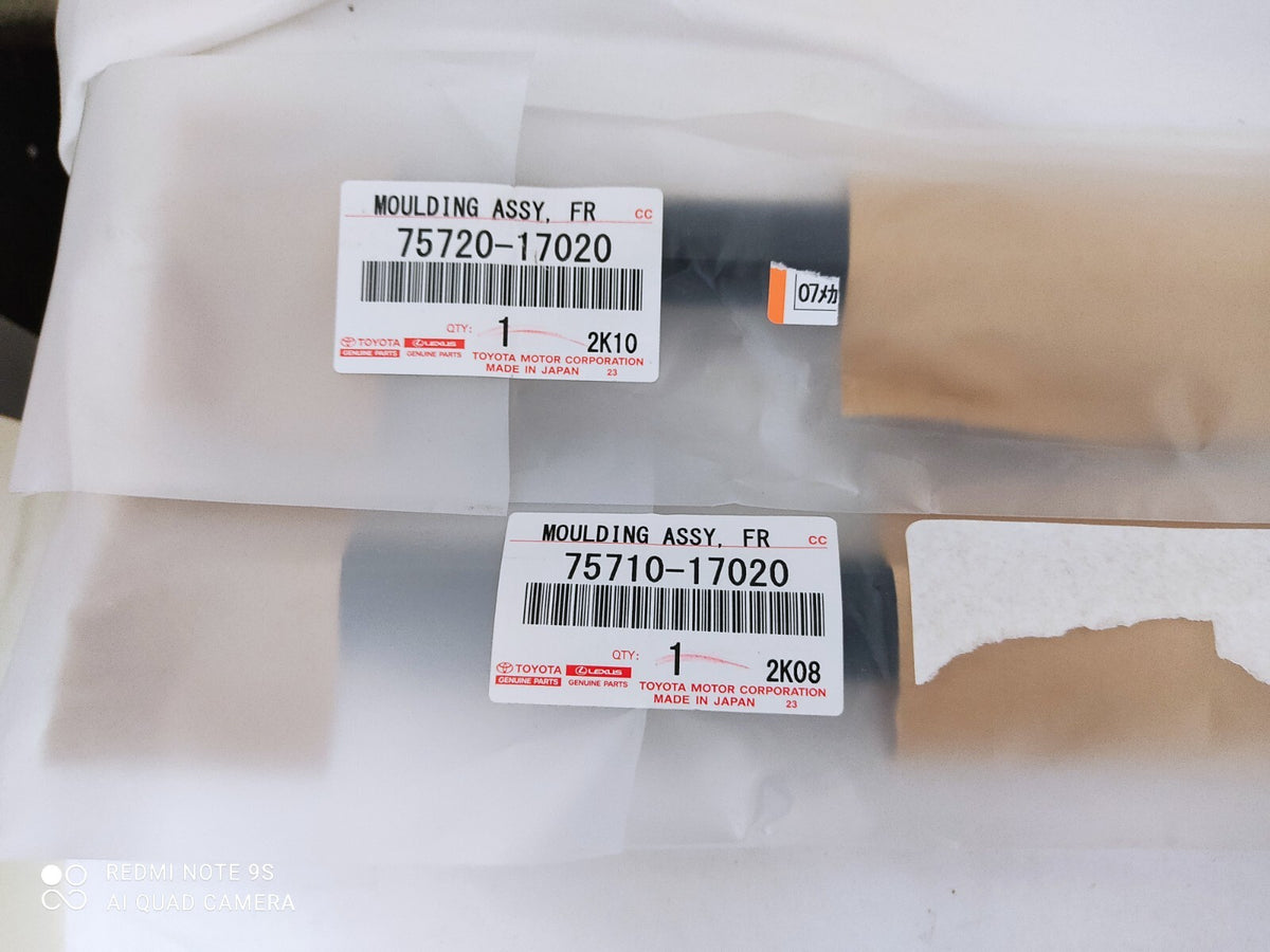 TOYOTA Genuine MR2 SW20 SW21 Outer Door Moulding Weather Strip Left Right set