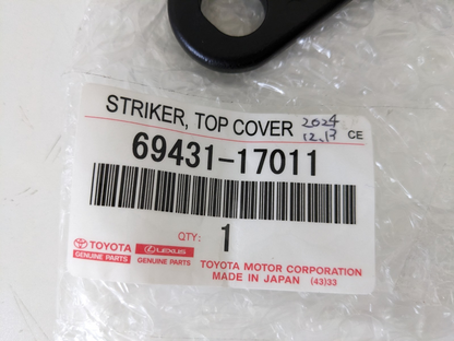 Toyota OEM STRIKER, TOP COVER LOCK, NO.1 RH & LH Set of 2 Genuine