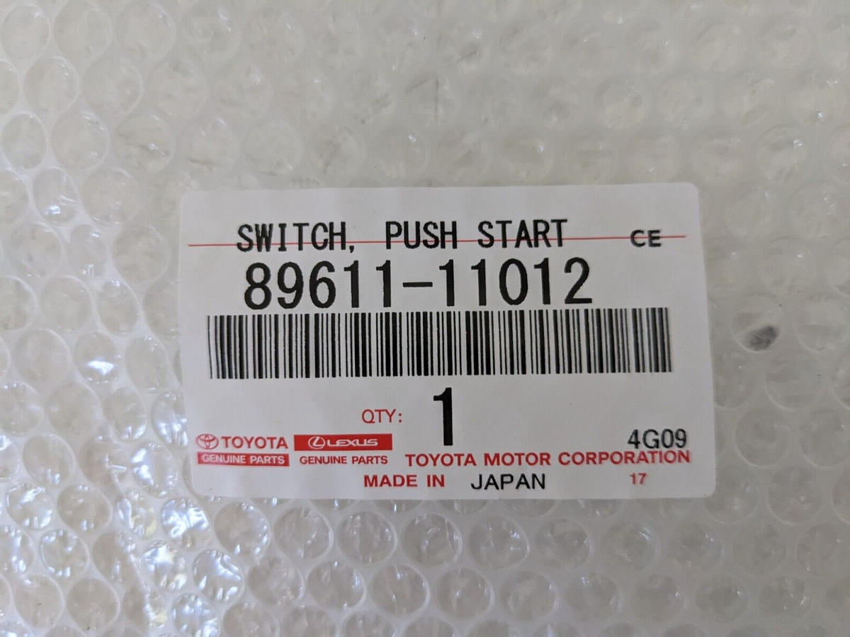 89611-11010 TOYOTA LEXUS Genuine Push Start Stop Engine Button Switch