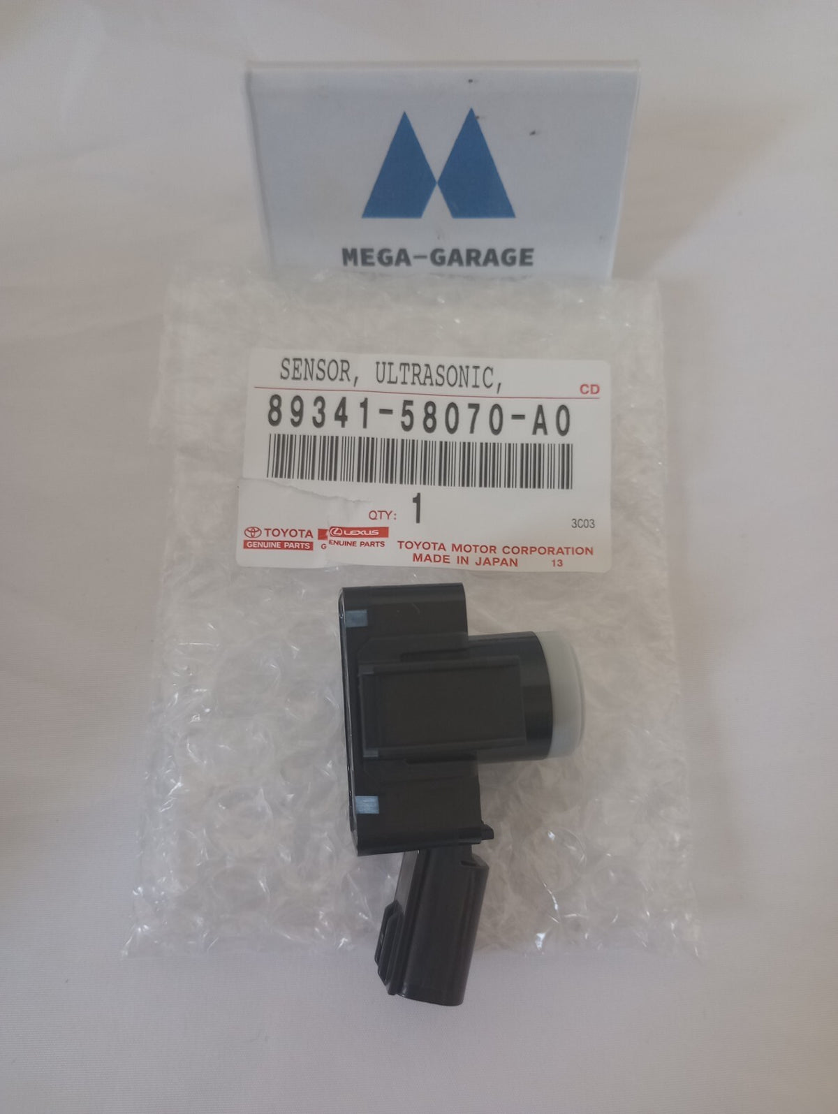 Toyota Front Bumper corner Park Sensor 89341-58070-A0 Ultrasonic sensor Genuine