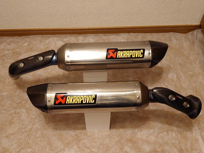 AKRAPOVIC Slip-on Titanium Muffler Silencer for Yamaha YZF-R1 2009-2014