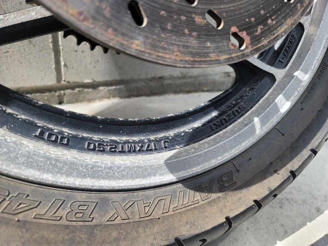 Genuine Suzuki GSX750S Katana Rear Wheel 17 x 2.50