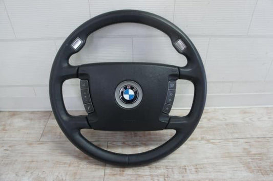 BMW E65 745i 7 Series Leather Steering Wheel OEM Genuine