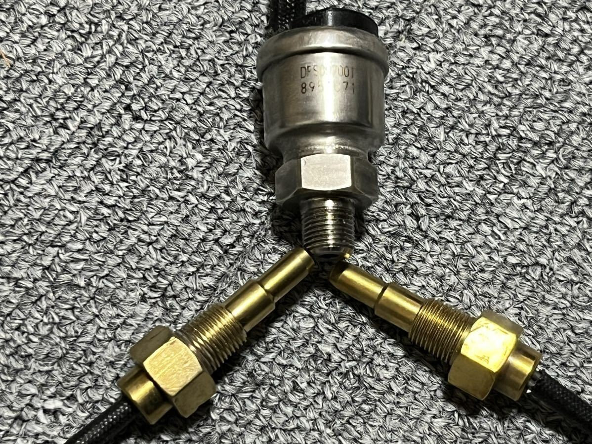 Defi STS26B Din Gauge Water Temp,Oil Temp,Oil Pressure,Pressure Gauge Set Black