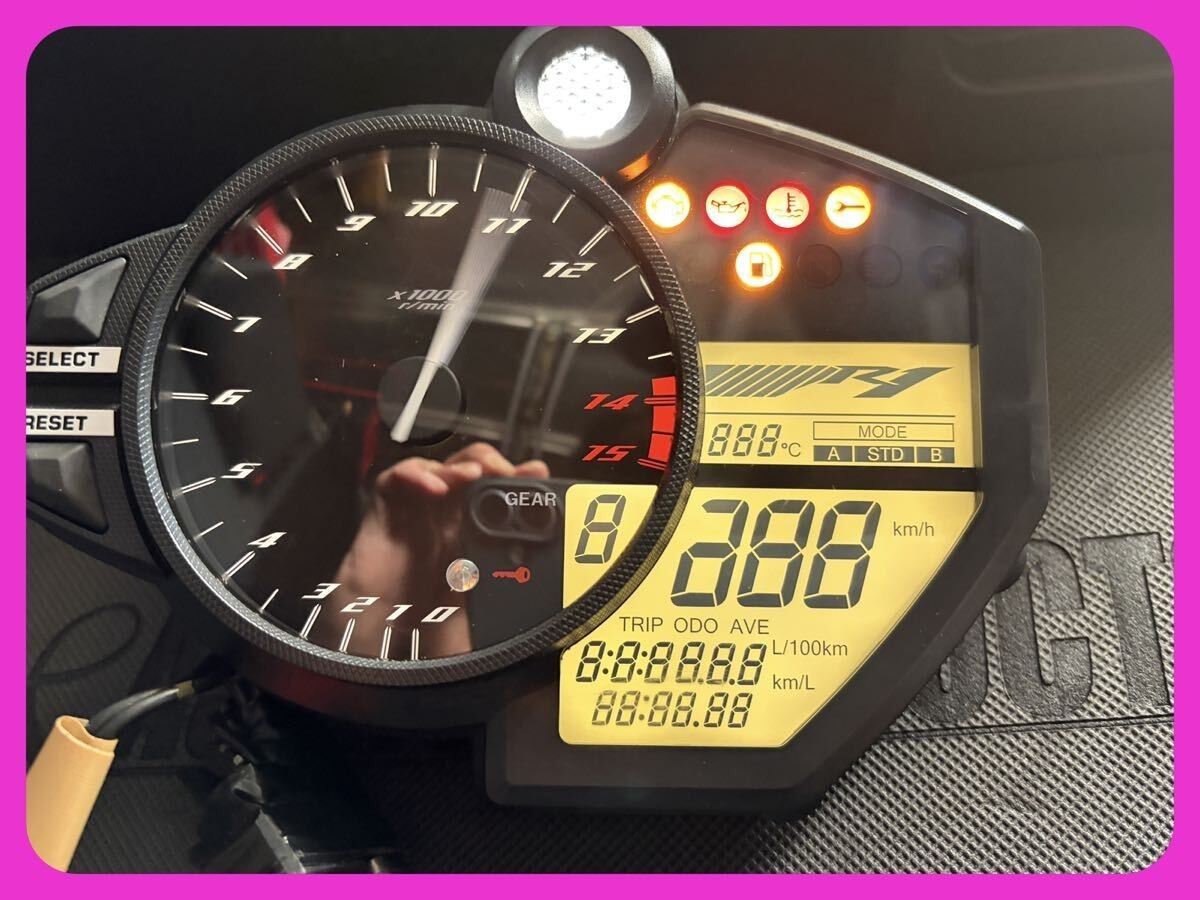Yamaha YZF-R1 14B 2009-2011 Instrument Cluster Speedometer OEM Genuine