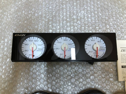 Defi DIN Gauge Water Temp,Oil Temp,Oil Pressure