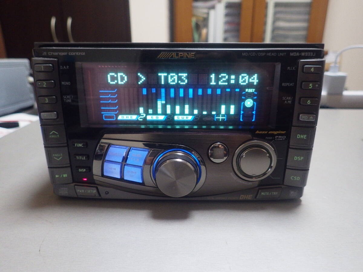 ALPINE MDA-W933J CD MD MiniDisc Player Car Audio JDM