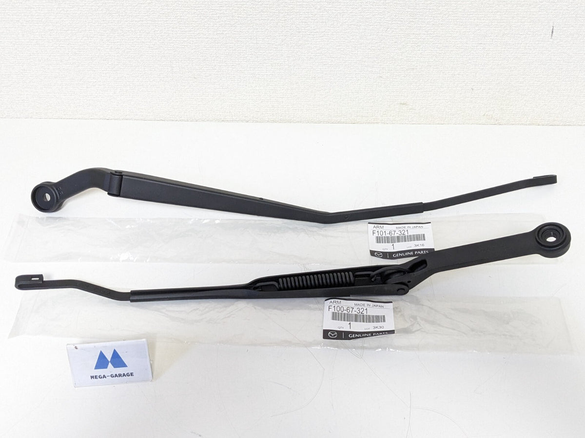 MAZDA RX-7 FD3S RHD Genuine Front Windshield Wiper Arm RH & LH & Nut & Cap OEM