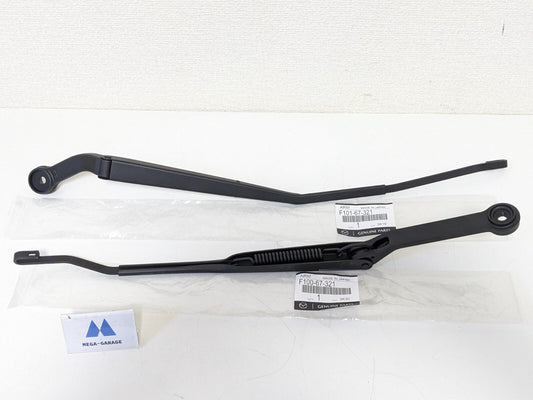MAZDA RX-7 FD3S RHD Genuine Front Windshield Wiper Arm RH & LH & Nut & Cap OEM