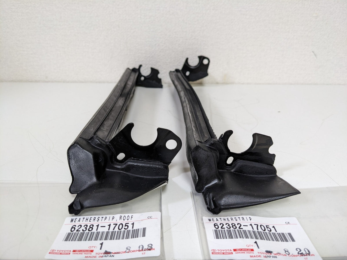 Genuine Toyota MR2 SW20 SW21 Weatherstrip Roof Side Rail Weather Strip RH LH Set