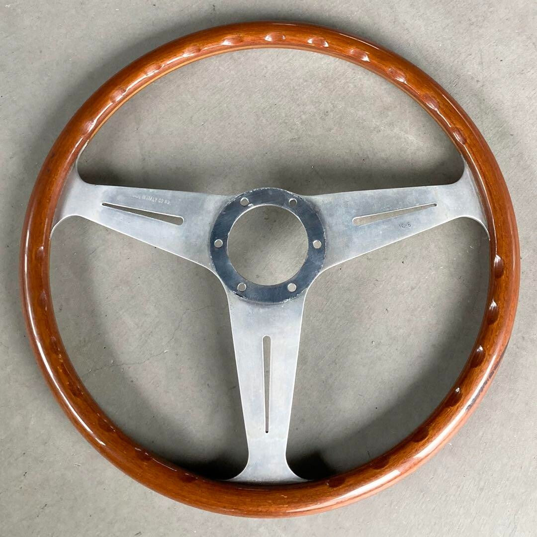 NARDI 38.5cm Wood Steering Wheel
