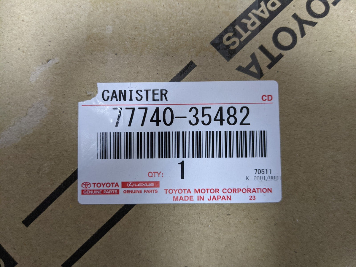 77740-35482 TOYOTA GENUINE 4RUNNER 2001-2002 EMISSION VAPOR CANISTER OEM
