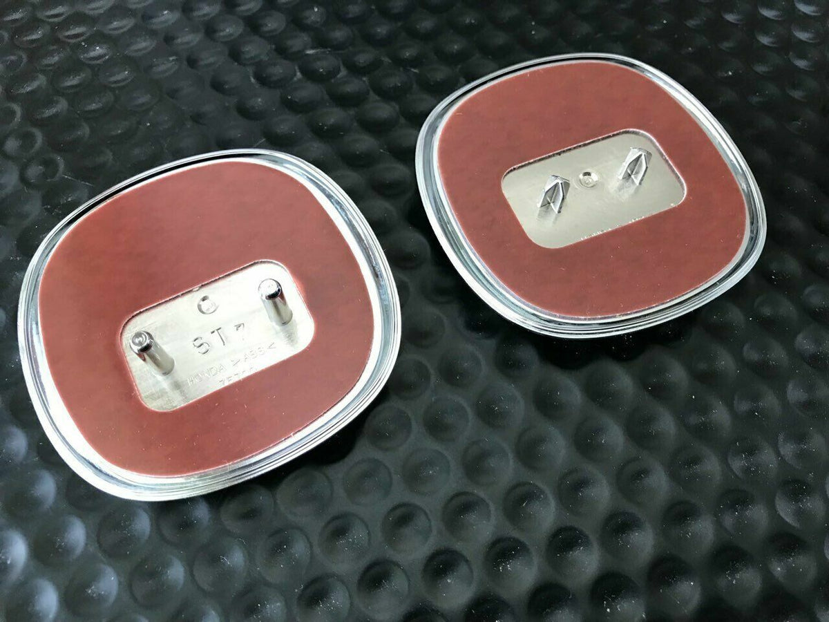 HONDA ACURA GENUINE OEM 97-01 INTEGRA DC2 TYPE-R FRONT & REAR RED 'A' EMBLEM SET
