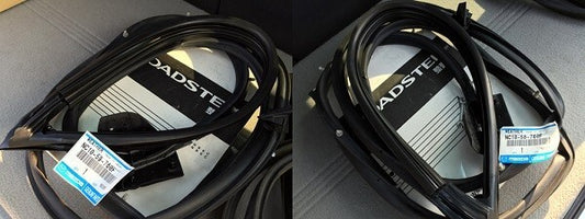 Mazda Genuine MX-5 Miata Passenger Side Door Weatherstrip Left & Right Set OEM