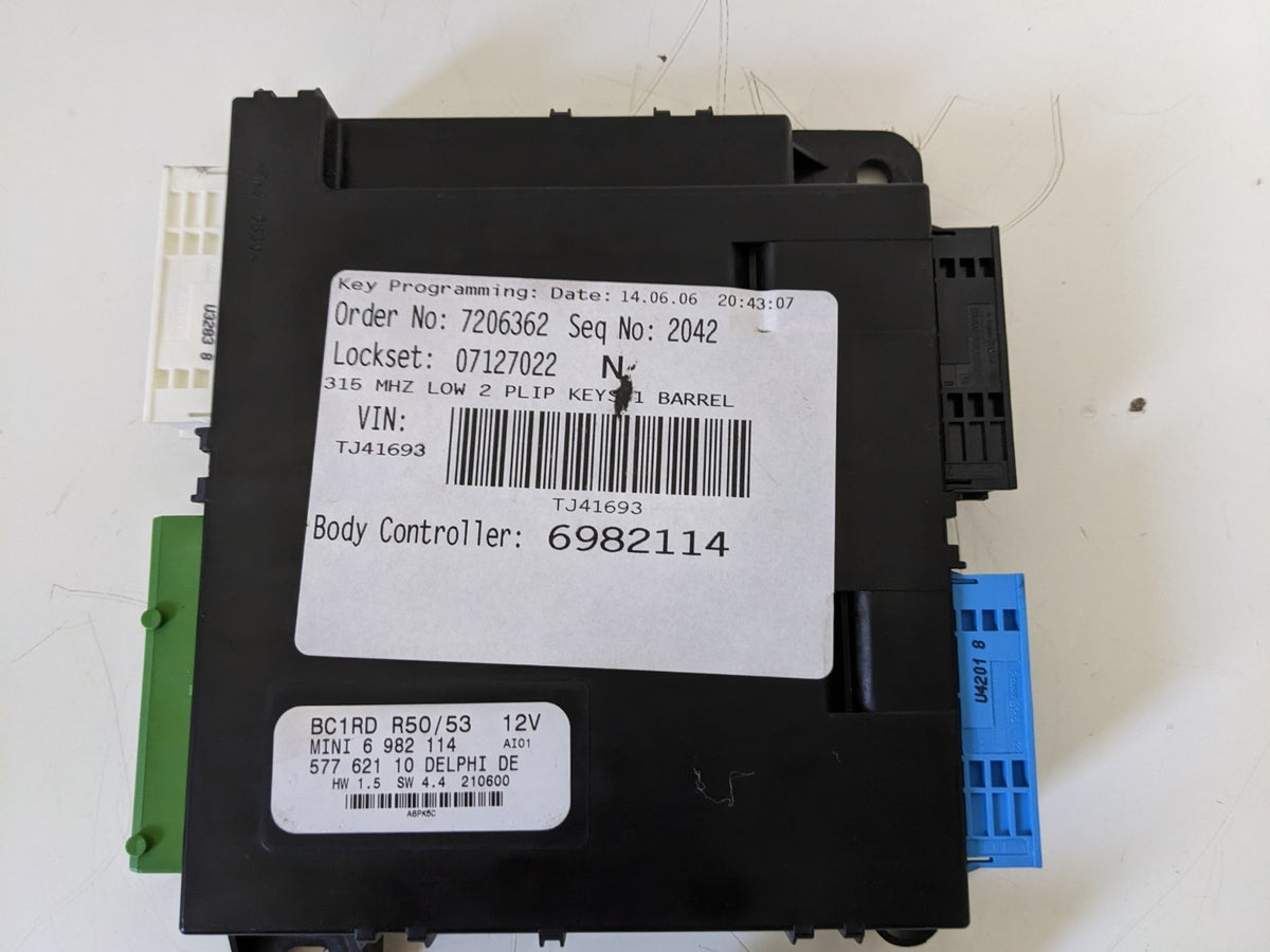 BMW Mini Cooper R50 R52 R53 Body Control Module 6982114 2002-2006