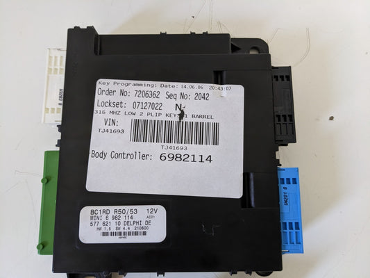 BMW Mini Cooper R50 R52 R53 Body Control Module 6982114 2002-2006