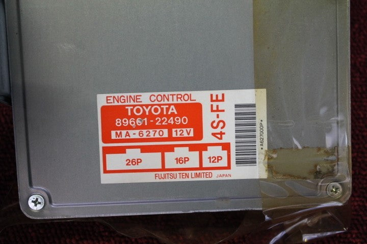 Toyota Camry SV40 Engine Computer ECU 4S-FE 89661-22490 JDM OEM