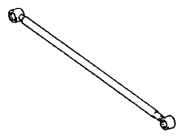 48740-60080 Genuine Toyota Land Cruiser 100 Rear Lateral Control Rod Assy OEM
