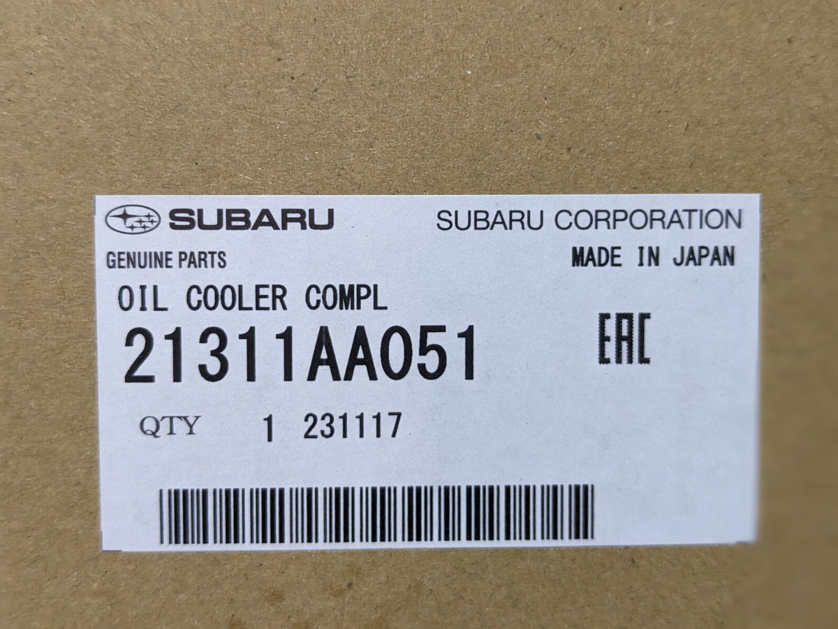 OEM Subaru Impreza WRX STI Legacy Outback EJ205 EJ255 Oil Cooler Turbo Genuine