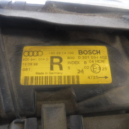 Audi A4 B5 8DADR Right Headlight Headlamp OEM 8D0941004G 1305621699