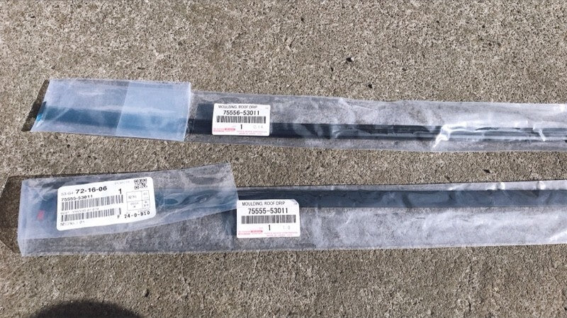 Genuine Toyota Altezza Lexus IS300 Roof Drip Molding Left Right Pairs OEM