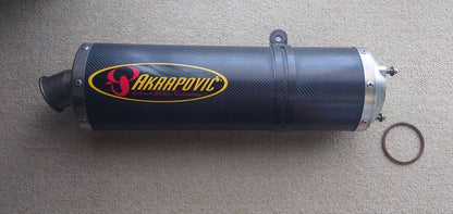 Akrapovic Bolt‑On Carbon Muffler for Kawasaki Ninja ZX‑6R ZX600J 2000-2002