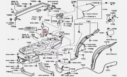 Toyota OEM PUMP FUEL for RAV4 ACA3#,ASA3#,GSA3# 2005/11-2012/12 23220-28090