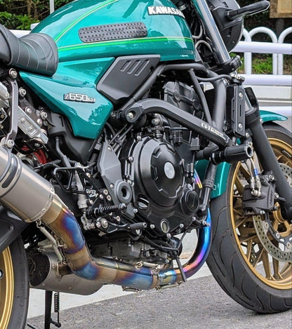 OVER Racing Black Rearsets for Kawasaki Z650RS