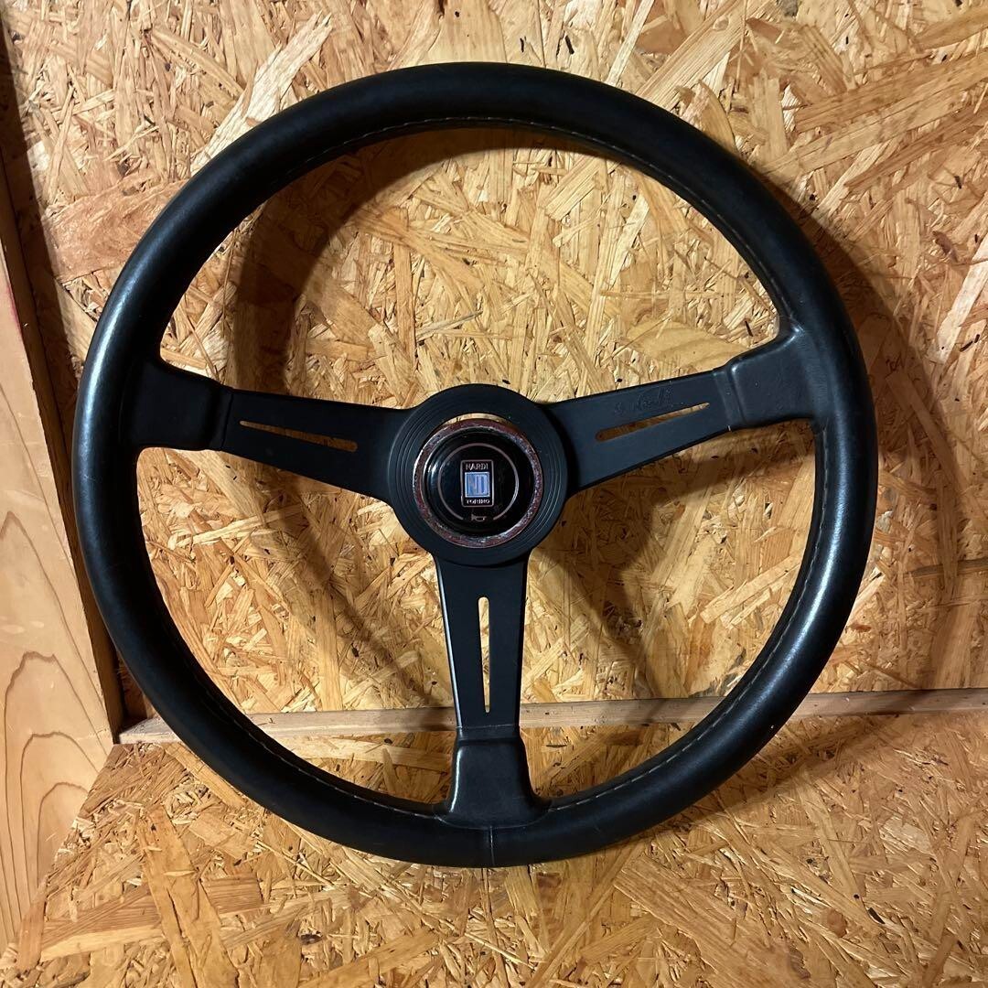NARDI Steering Wheel Leather Black 36cm