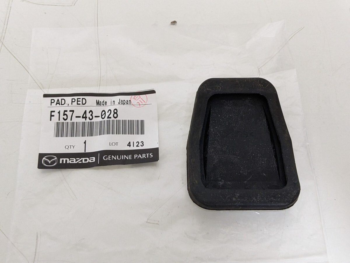 F161-43-028 / F157-43-028 Genuine Mazda Aluminum Clutch Brake Pedal pads F/S