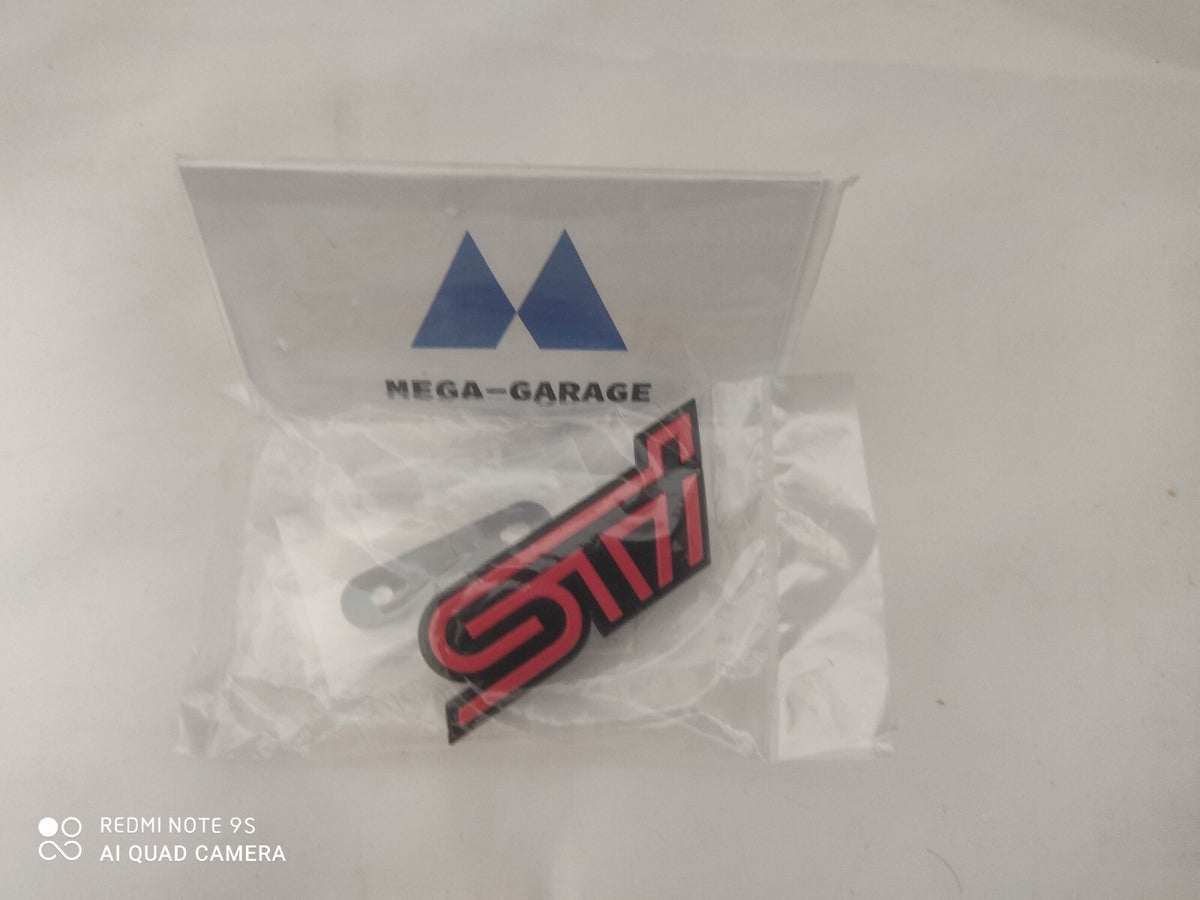93013SA100 Subaru Genuine Forester STI SG9 Front Grille "STI" Emblem Badge