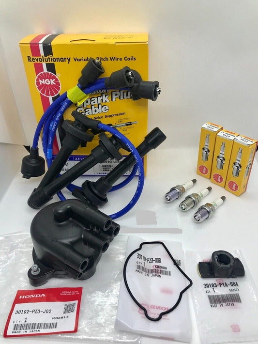 HONDA Acty Truck HA1 HA2 HA3 HA4 Distributor Cap Rotor Spark Plugs Cable JDM
