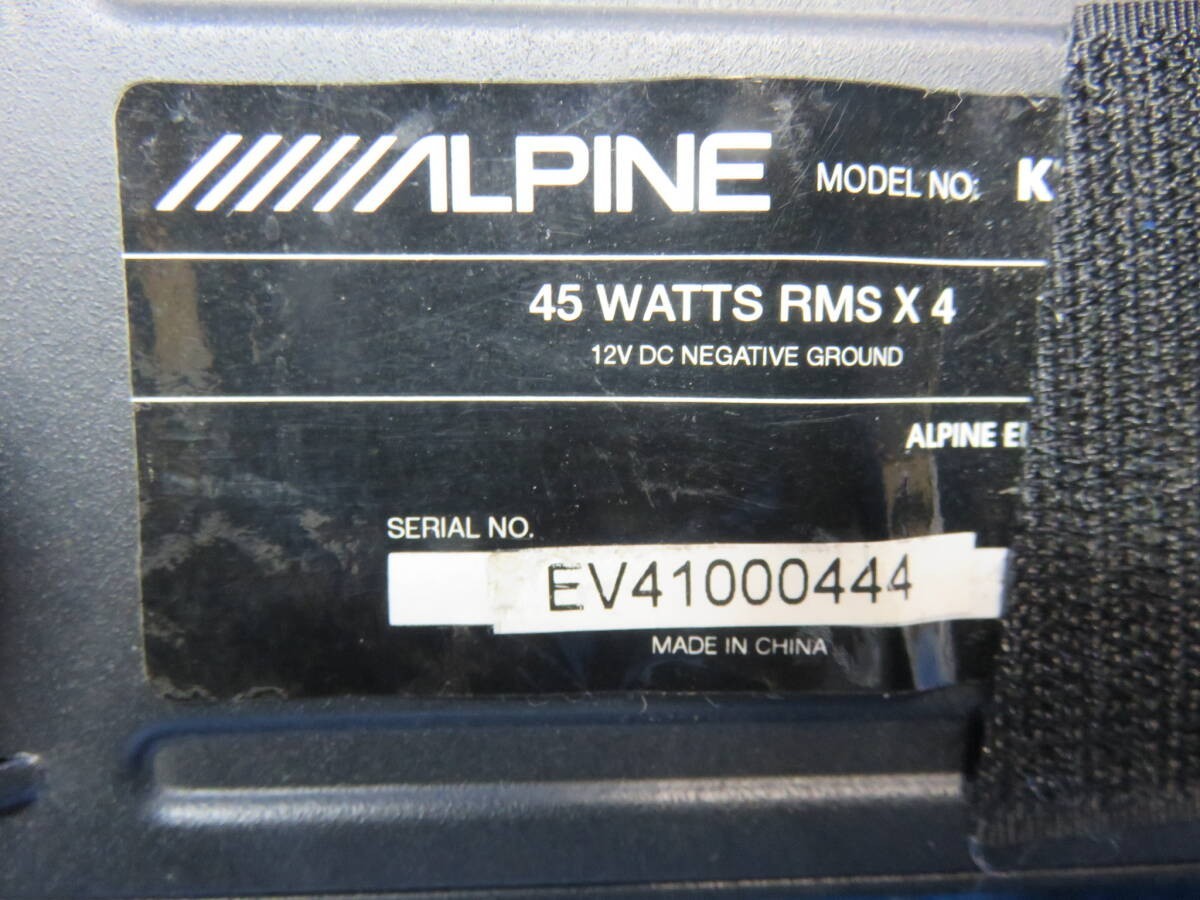 Alpine KTP-445UJ Compact 4-Channel Digital Power Amplifier Car Audio JDM