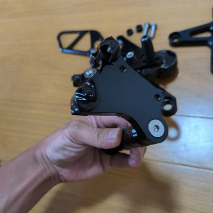 OVER Racing Black Rearsets for Kawasaki Z650RS