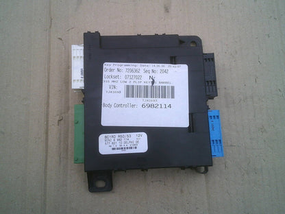 BMW Mini Cooper R50 R52 R53 Body Control Module 6982114 2002-2006