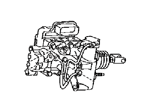 TOYOTA OEM BRAKE BOOSTER W/MASTER CYLINDER for LEXUS Land 47050-60010