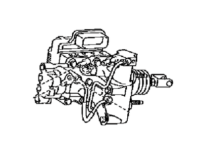 TOYOTA OEM BRAKE BOOSTER W/MASTER CYLINDER for LEXUS Land 47050-60010