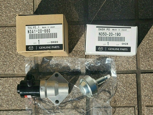 Mazda 1993-1995 RX-7 FD3S Genuine Bypass Control Valve & Throttle Stop Dash Pot