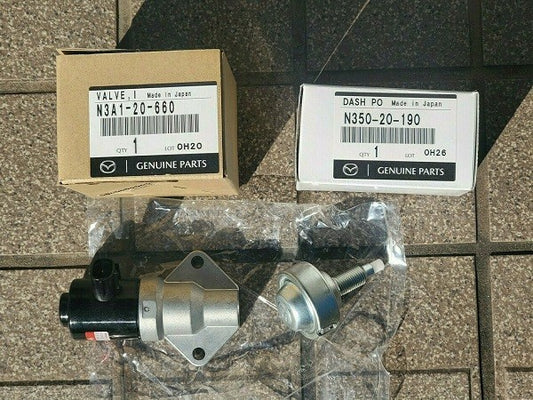 Mazda 1993-1995 RX-7 FD3S Genuine Bypass Control Valve & Throttle Stop Dash Pot