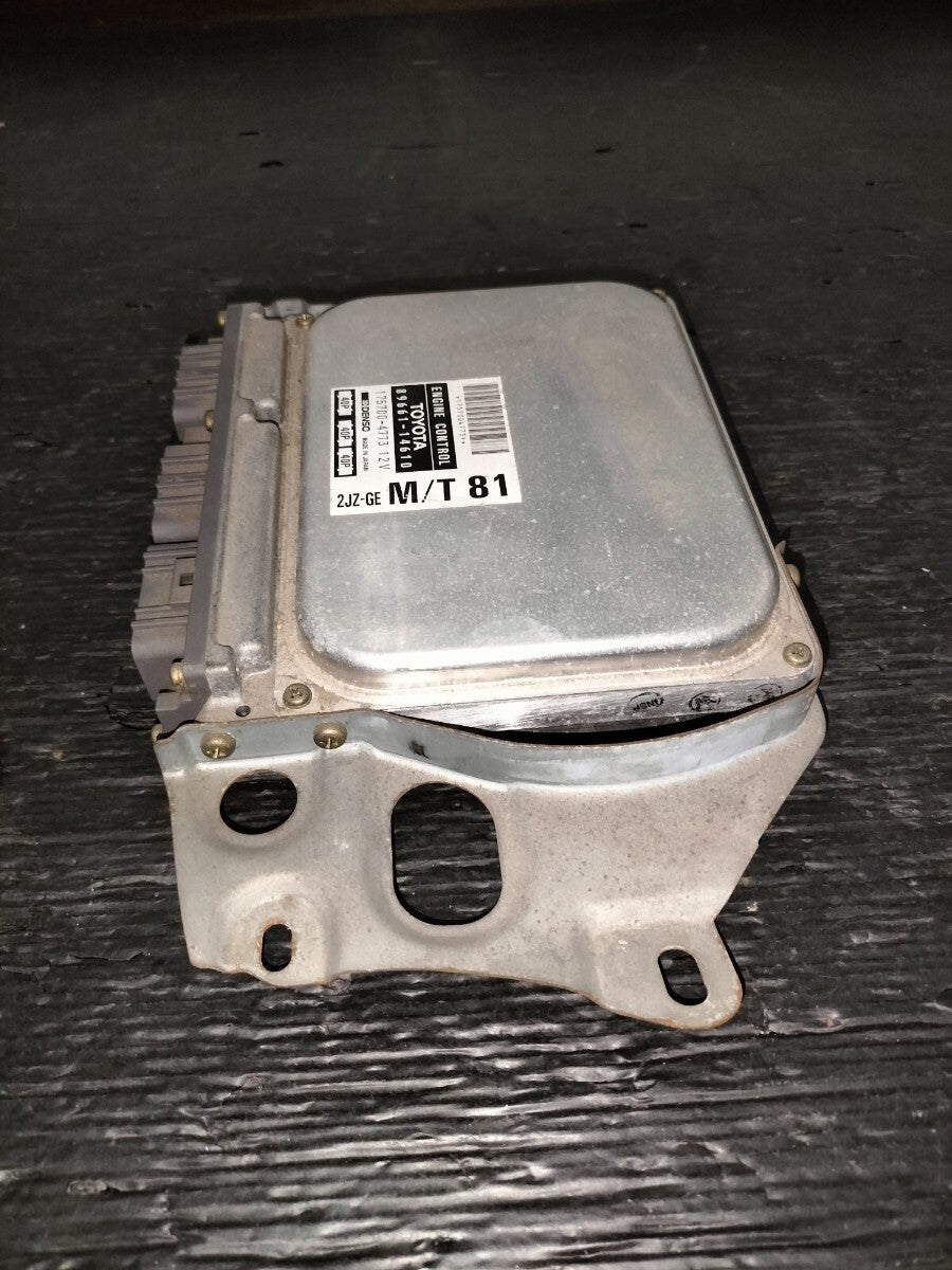 Toyota Supra JZA80 2JZ-GE Engine Computer ECU 89661-14610 JDM Genuine OEM