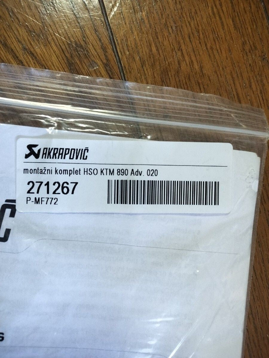 AKRAPOVIC Slip-on Muffler for KTM 890 Adventure R 2021