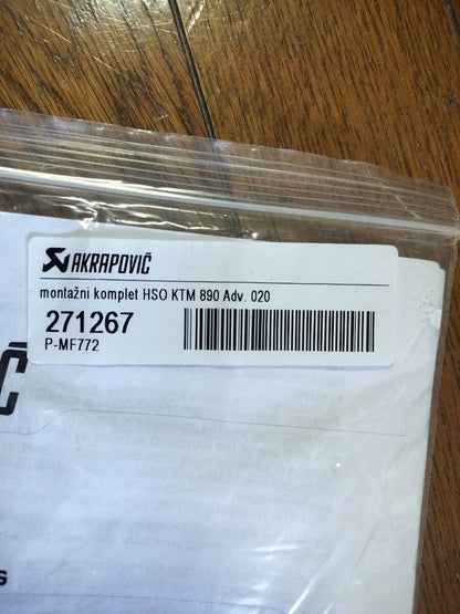 AKRAPOVIC Slip-on Muffler for KTM 890 Adventure R 2021