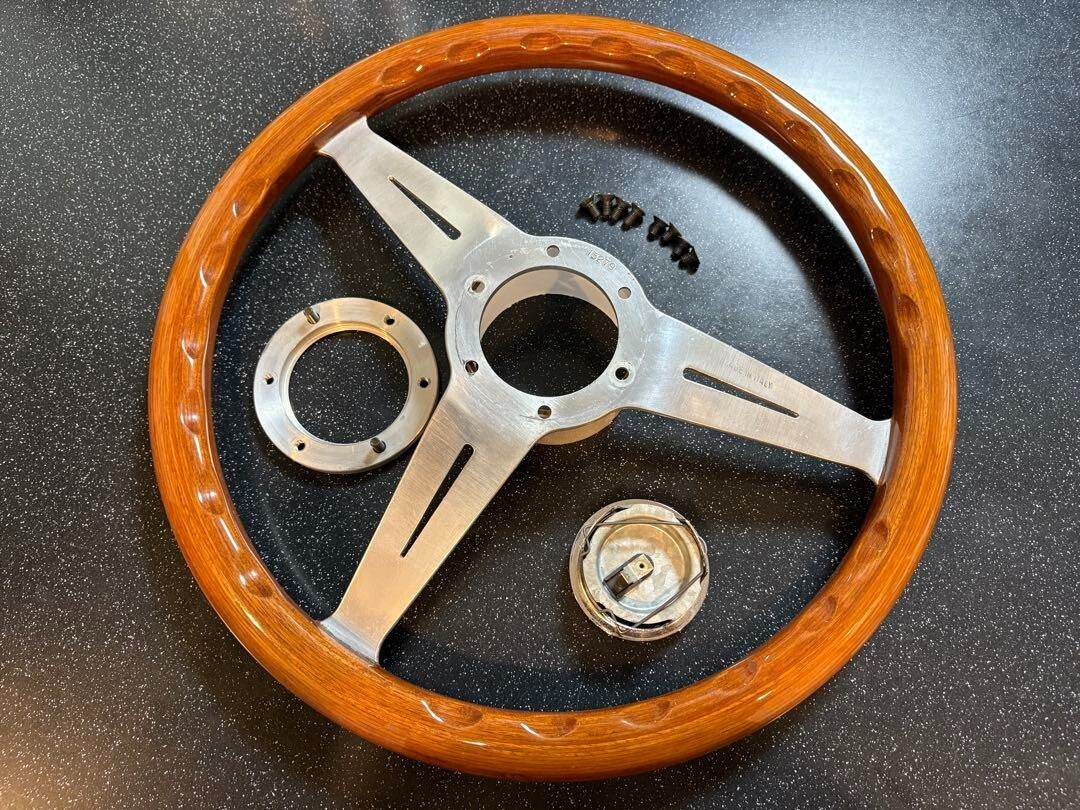 NARDI Classic VITE Wood Steering Wheel 36.5cm