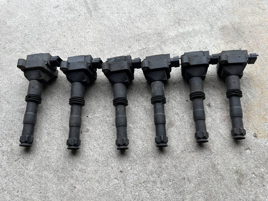 Porsche Boxster 986 Ignition Coil Set of 6 Genuine OEM
