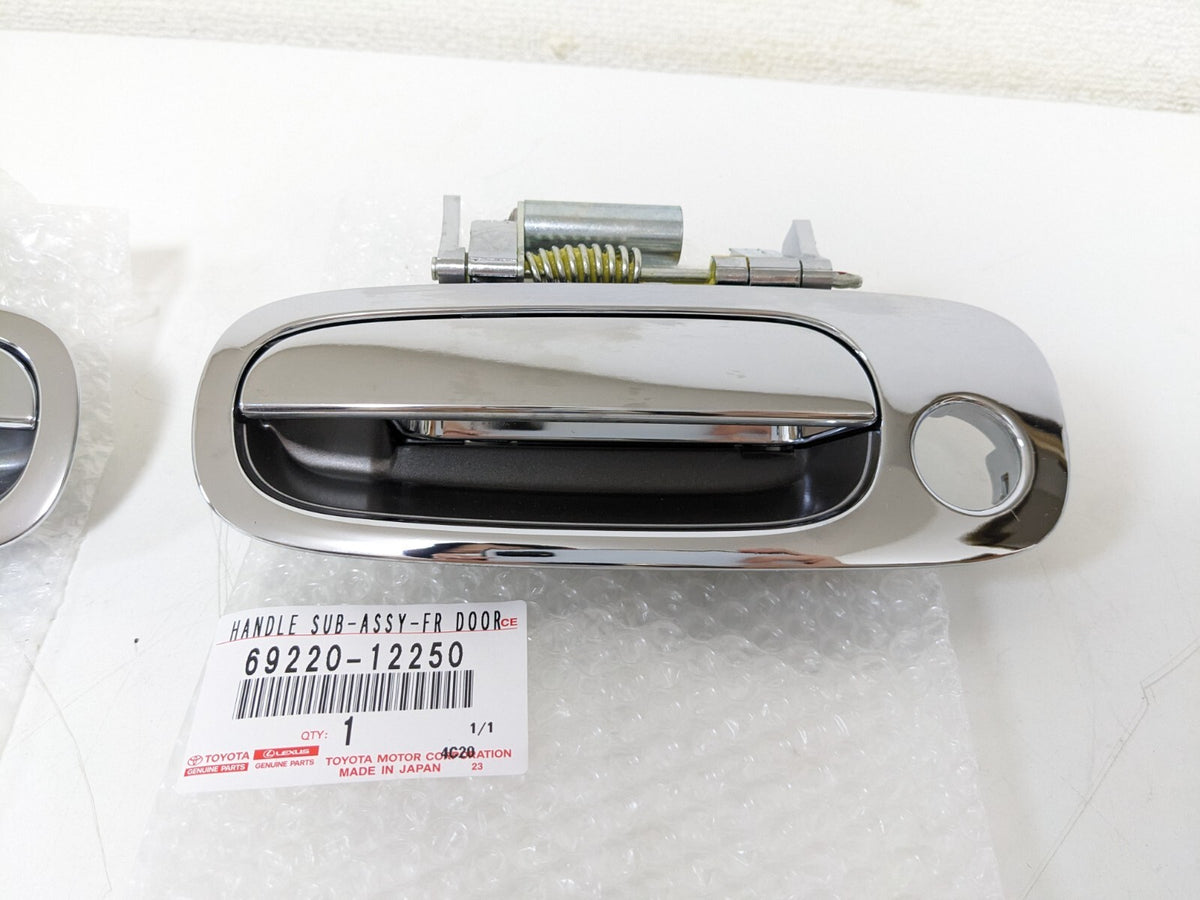 Toyota Genuine MR2 Spyder ZZW30 Chrome Outer Door Handle LH+RH set