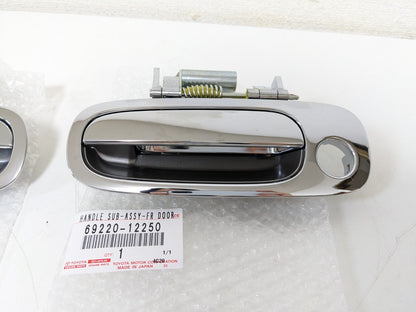 Toyota Genuine MR2 Spyder ZZW30 Chrome Outer Door Handle LH+RH set