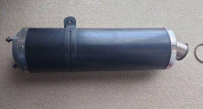 Akrapovic Bolt‑On Carbon Muffler for Kawasaki Ninja ZX‑6R ZX600J 2000-2002