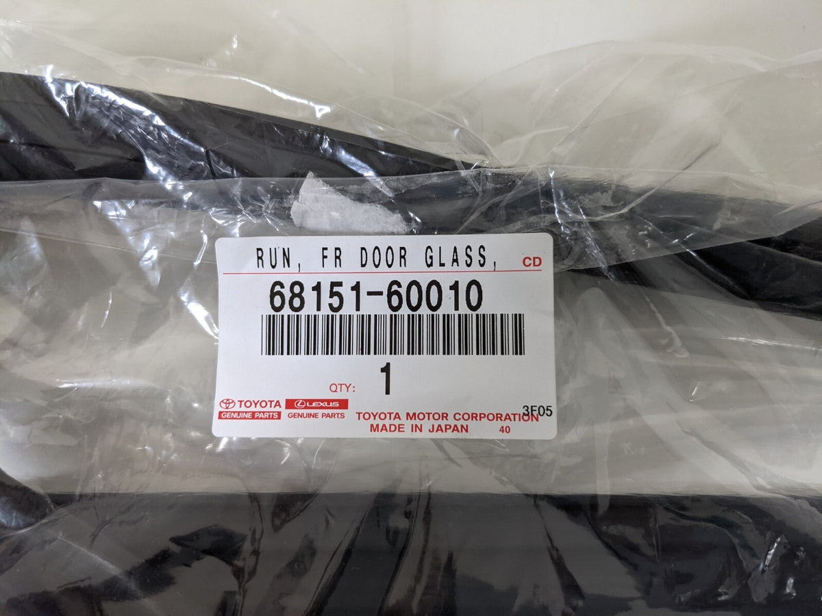 TOYOTA OEM 91-97 LAND CRUISER LX450 FJ80 FZJ80 Front Rear RH & LH Door Glass Run