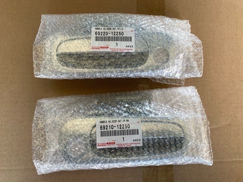 Toyota Genuine MR2 Spyder ZZW30 Chrome Outer Door Handle LH+RH set