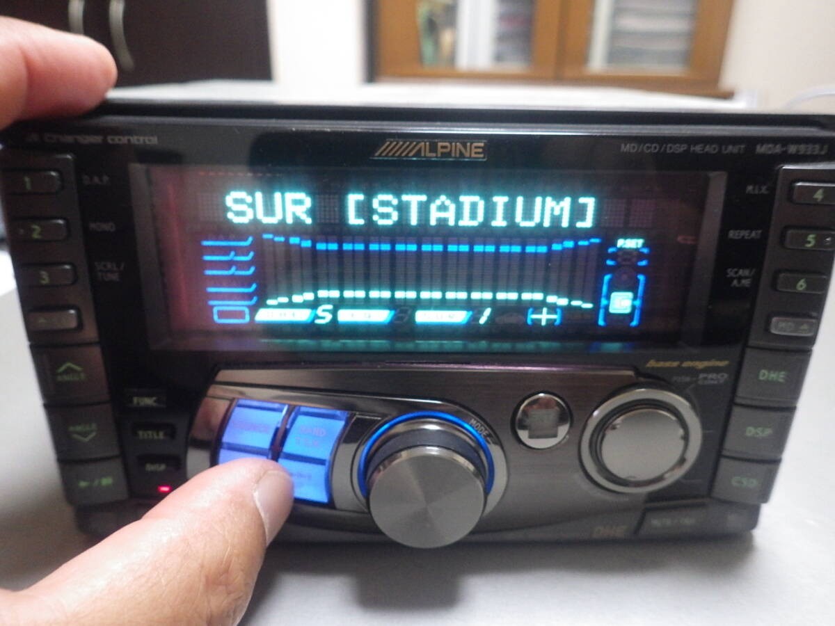 ALPINE MDA-W933J CD MD MiniDisc Player Car Audio JDM